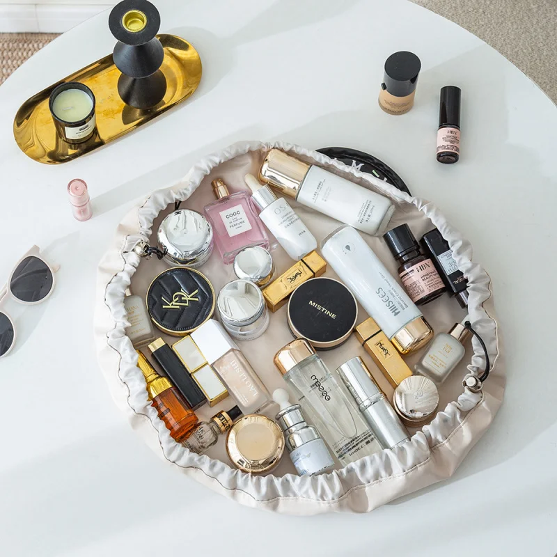 حقيبة مكياج للسفر برباط مقاومة للماء وحقيبة تخزين محمولة ذات سعة كبيرة #2