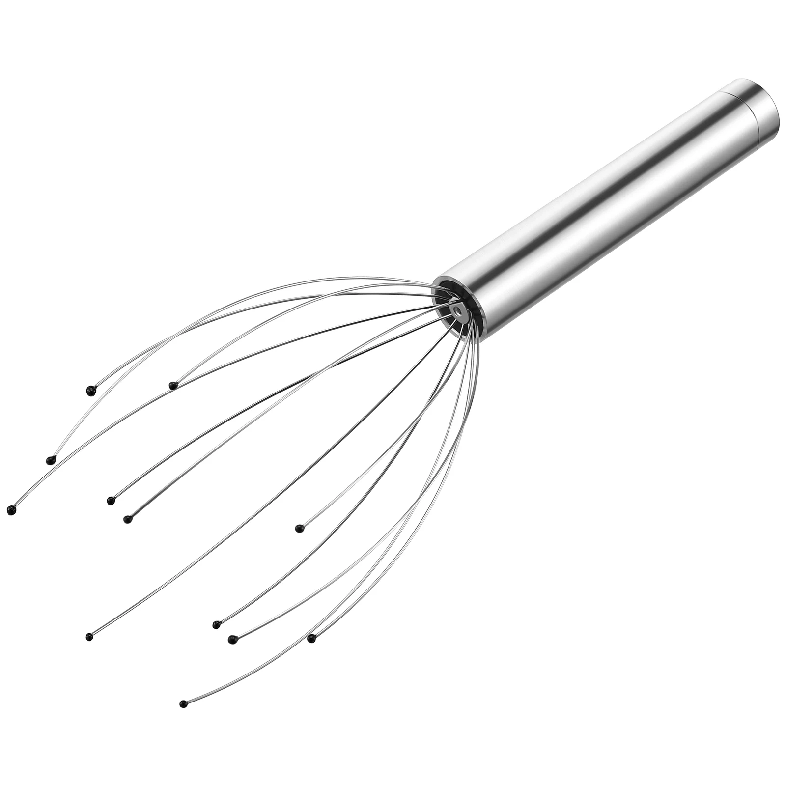 

Электрический массажер для головы, 1 шт., массажер для зудящей кожи головы, длинные волосы, косички, прочный мягкий металлический скребок для кожи головы, ручной массаж