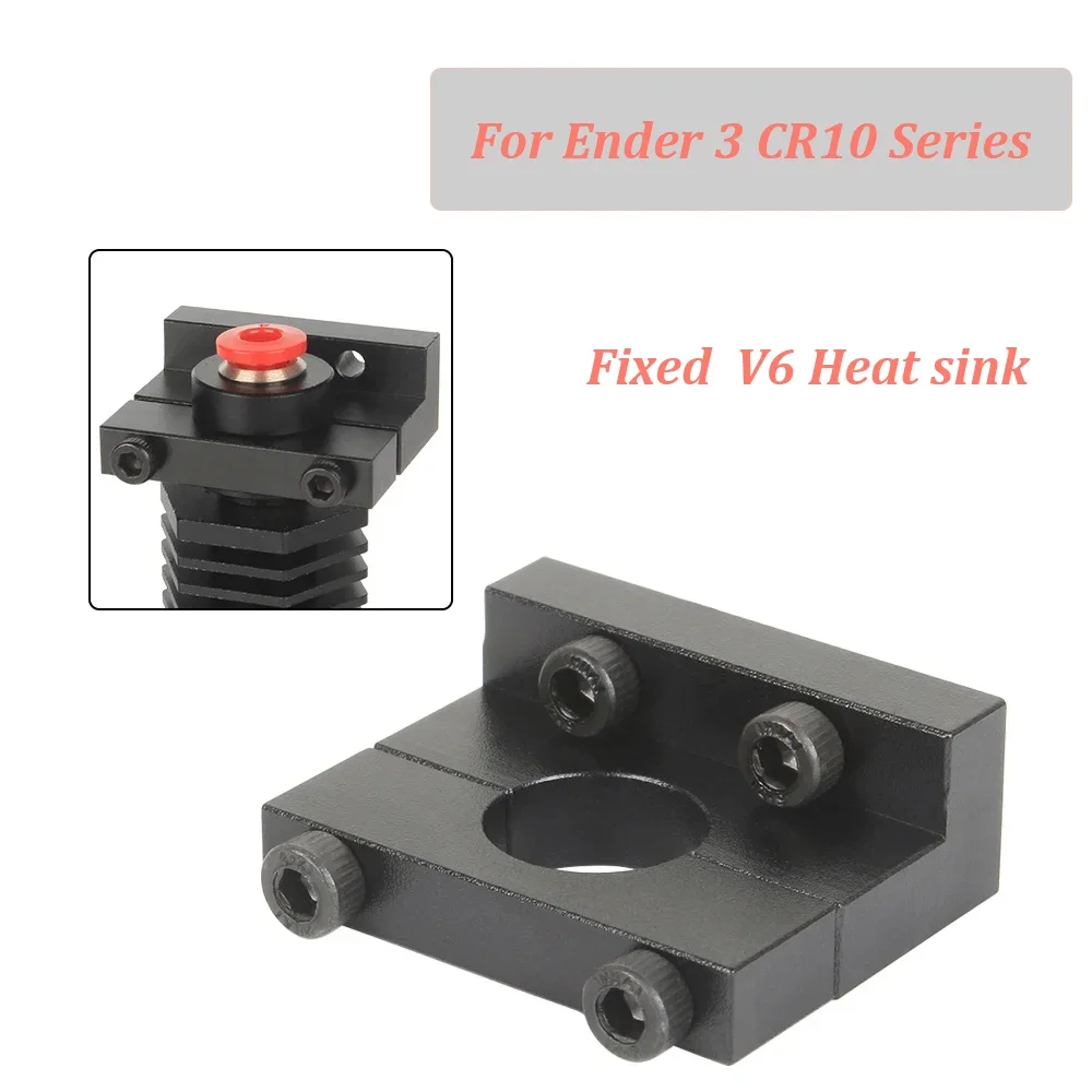 

Фиксированный блок Hotend E3D V6 Volcano BP6 Держатель экструдера Hot End Монтажный кронштейн для деталей 3D-принтера Ender3 CR10 Series