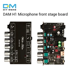 Diymore DAM H1 Karaoke Reverberation Board Front Stage Effector Mike Microphone K Song with Bluetooth U Disk Decoder