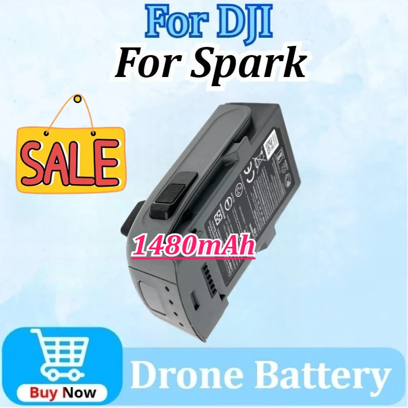 

New Upgraded 11.4V 1480mAh Drone Battery for DJI Spark Drone UAV Battery High Quality Rechargeable Intelligent Fligh Battery