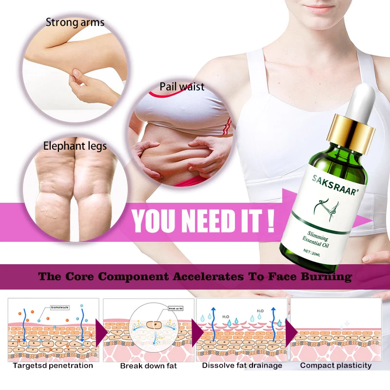 Shaping Essential Oil Body Massage Slimming Oil Shaping Vest Line Strengthening Firming Lifting Fat Burning Oil Slimming Product