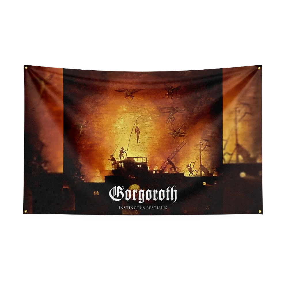 3x5 Ft Heavy Rock Band-b-borgoroths Flag Polyester Digital Printing Banner for Bedroom Wall Art Out Door Tapestry Decoration