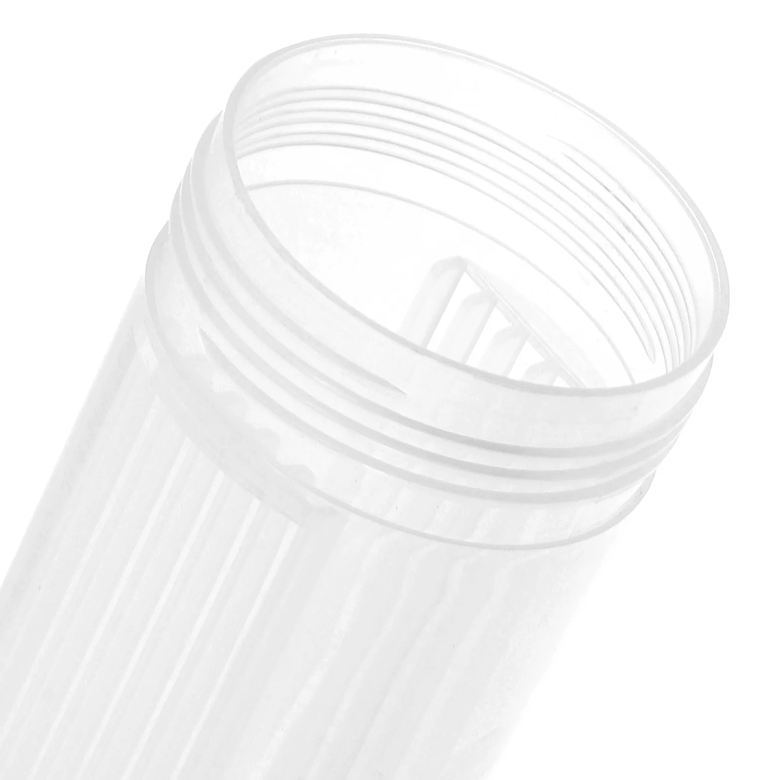 Microscope Slide Staining Holder Jar Highly Transparent Dyeing Vat Plastic White Coplin