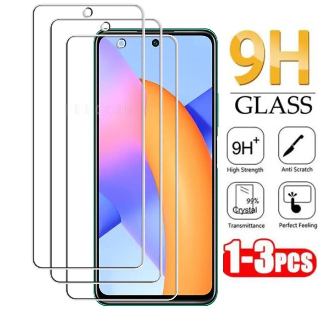 HD Original Tempered GlassFor Huawei P Smart 2021 Honor 10X Lite Y7A 6.67