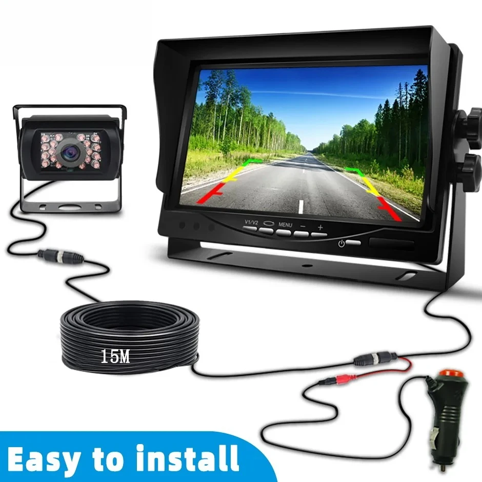 car-rear-view-ir-camera-with-monitor-for-truck-trailer-parking-7-lcd-color-rear-view-monitor-hd-reversing-4-pin-connector