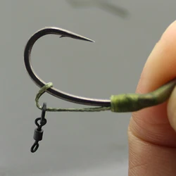 20m Carp Fishing Accessories D Rig Kickers Hooks Line Aligners Sleeve Anti Tangle Sleeve for Hair Ronnie Rigs End Tackle