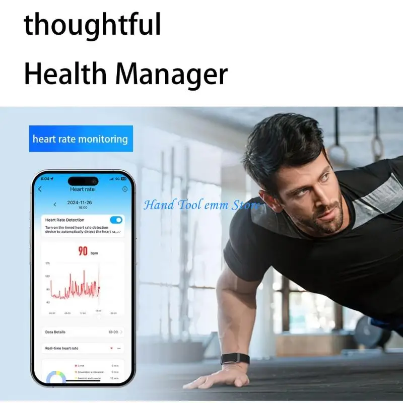

H37F Double Band Fitness Monitor Health Tracking & Waterproof Sports Trackers with Sleep Analysis Sleep Analysis Device