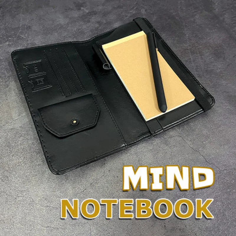 Mind Notebook - Portable Version Close Up Magic Tricks Mentalism Magic Props Gimmick Mind Reading Prophecy Magician Stage