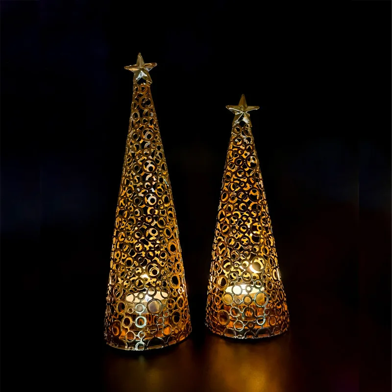 Weihnachtsbaum Kerzenhalter Weihnachtstag Kerze Tasse Europäischen Stil Hochzeitsdekoration Tee Wachs kleine runde Tasse Kerzenhalter