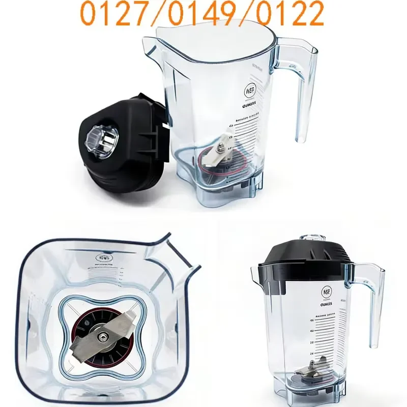 48oz Commercial Blender Jar for Vitamix 0127 0149 0122 Large Capacity Mixing Cup Replacement Accessory Heavy Duty Smoothie