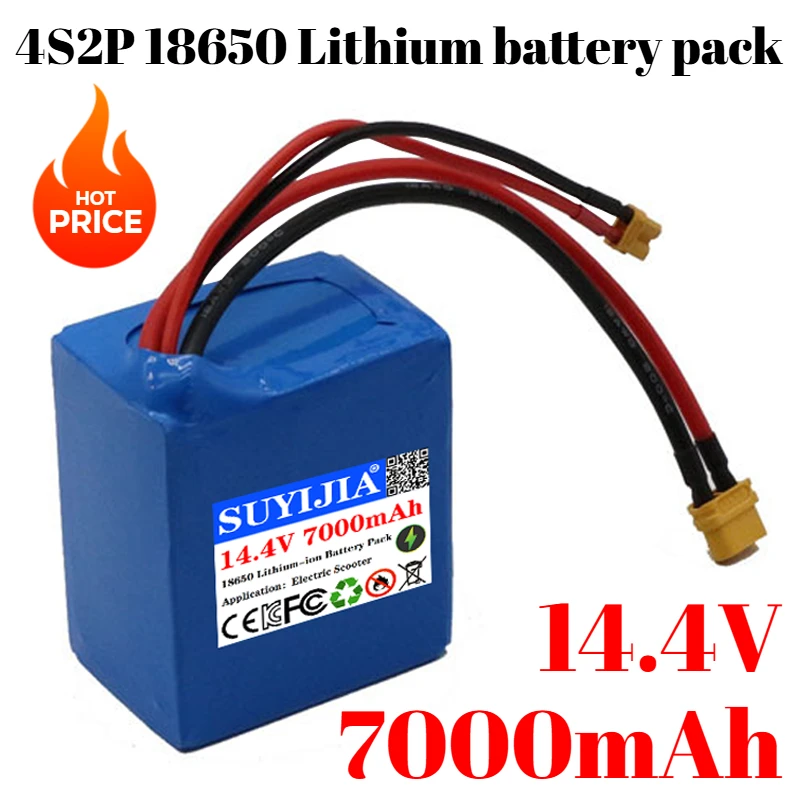 

14.4V 7000mAh 18650 Lithium Battery Pack for Underwater Drone Thruster Shooter Cleaning Robot Underwater Shooter