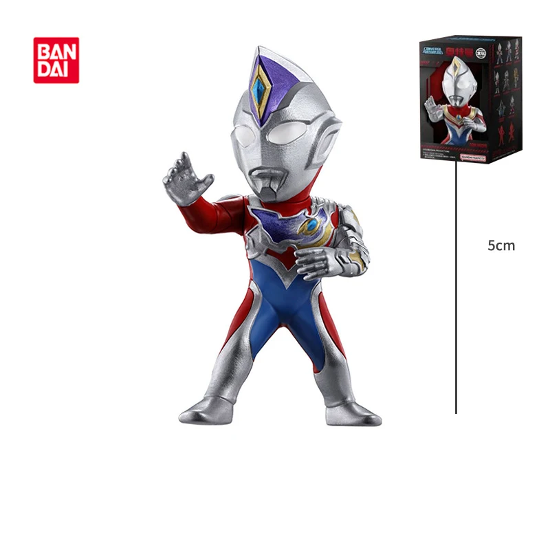 Oryginalne zabawki anime Ultraman firmy BANDAI, figurki akcji Ultraman Decker Dyna Jack w pudełku, kolekcja figurek anime typu gacha.