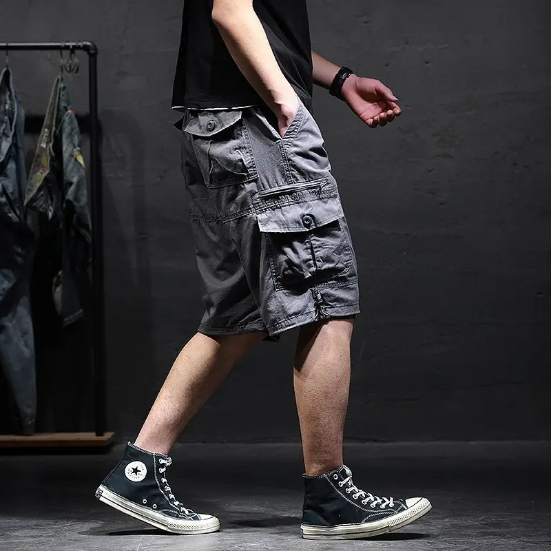 Big and Tall Camo Work Shorts Men's Summer Casual 7 Inch 5 Inch Loose Shorts for Big Men