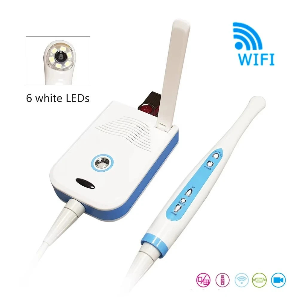 GOOD Quality Wired CCD Dental Intraoral Camera 2.0 Mega Pixels with U Disk Storage and WIFI & VGA Output