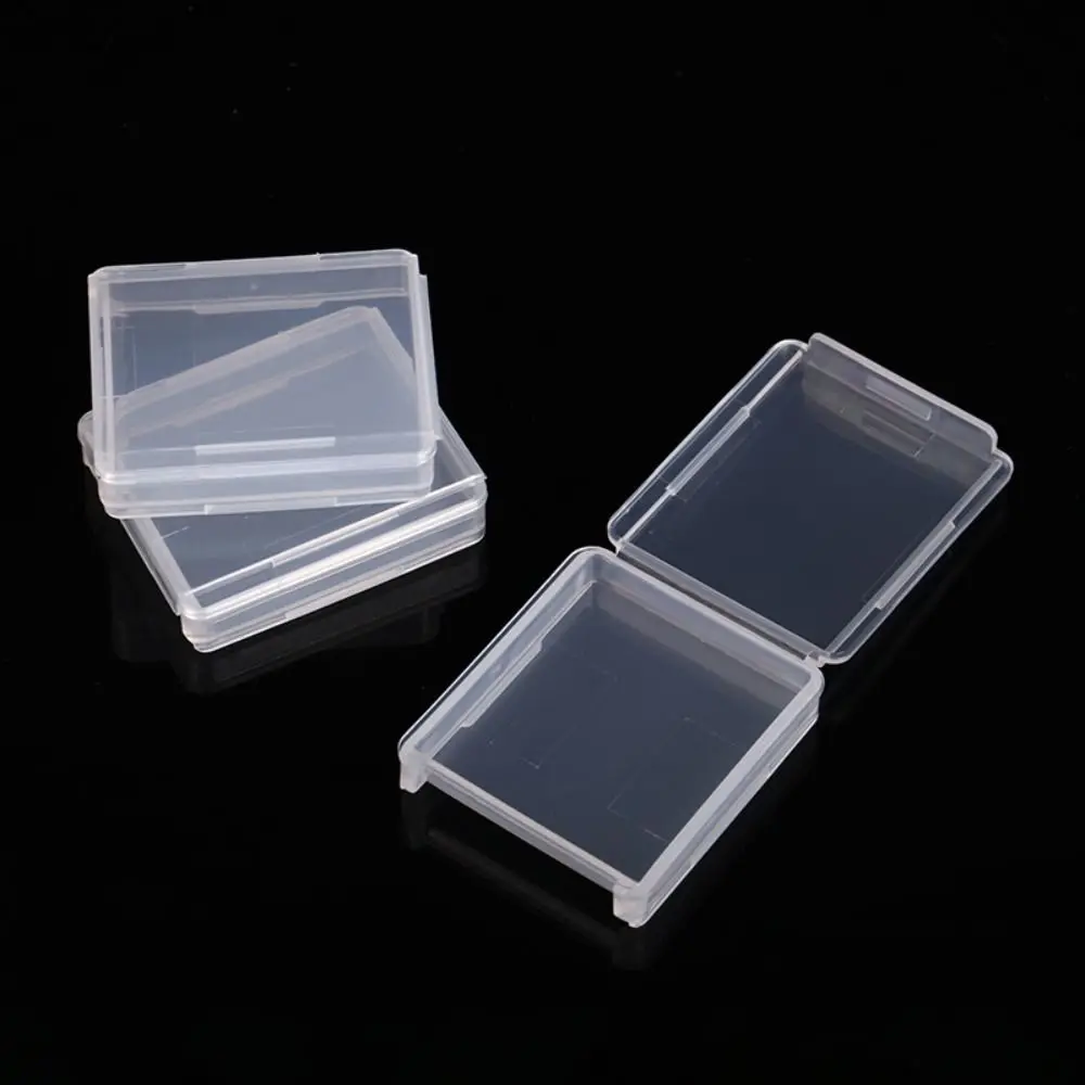 Square Plastic Clear Tool Storage Box Jewelry Beads Container Power Tools Accessories Box Small Items Sundries Organizer Case