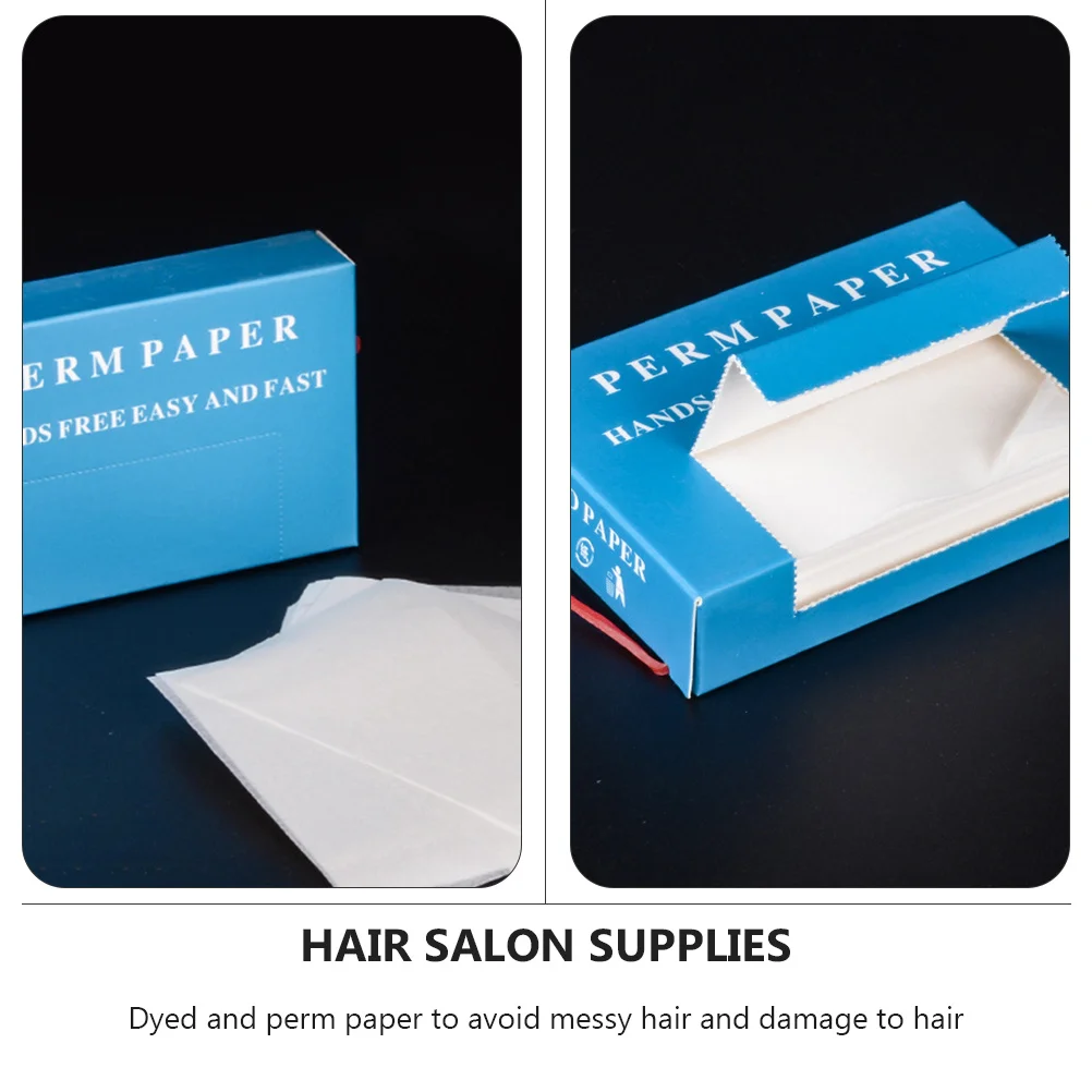 

700Pcs Perm Paper Ultra-Thin Fast Heat Conduction Hairdressing Paper for Salon Home Disposable Perming Tools Hair Curling