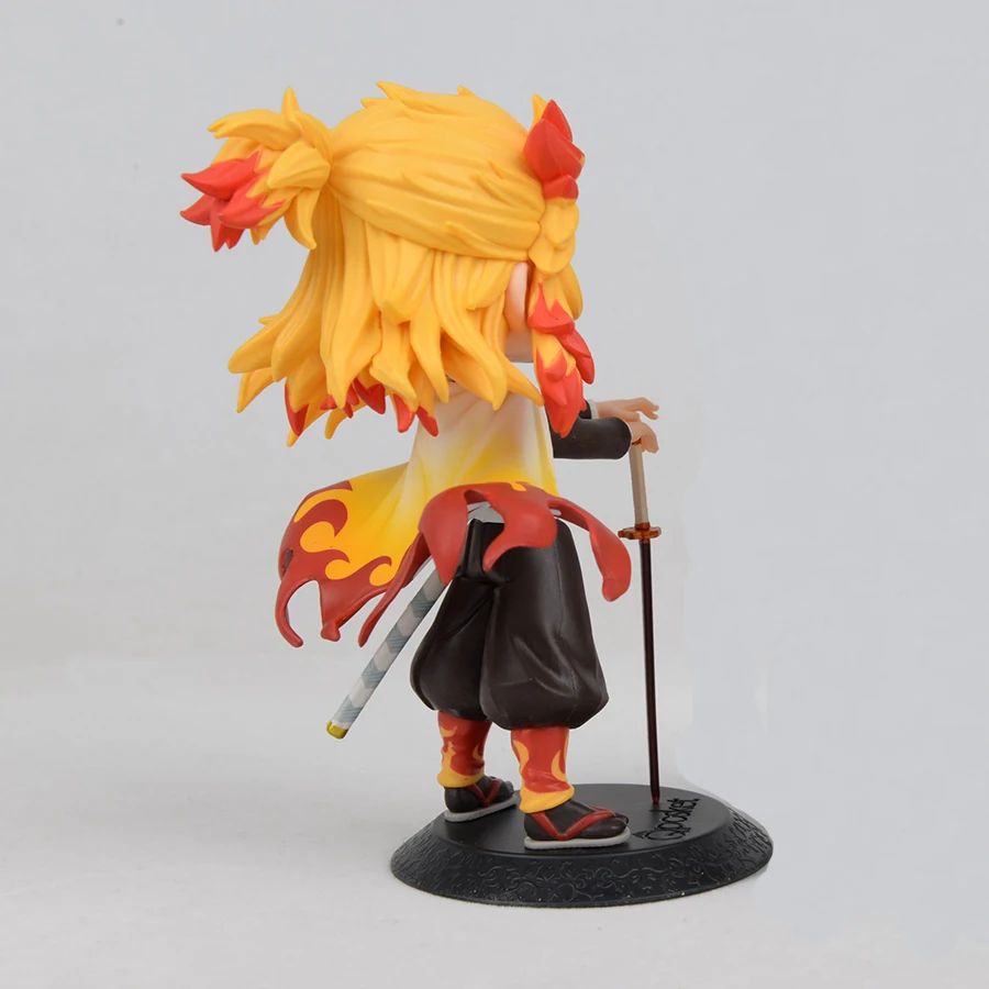 オリジナルバンプレストq posket悪魔特効rengoku kyoujurouアニメアクションフィギュアグッズモデルおもちゃギフト子供のための