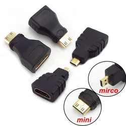 Male to Female Converter Mini HDMI-compatible Connector for HDTV 1080p HD TV Camcorder Micro Extension Cable Adapter