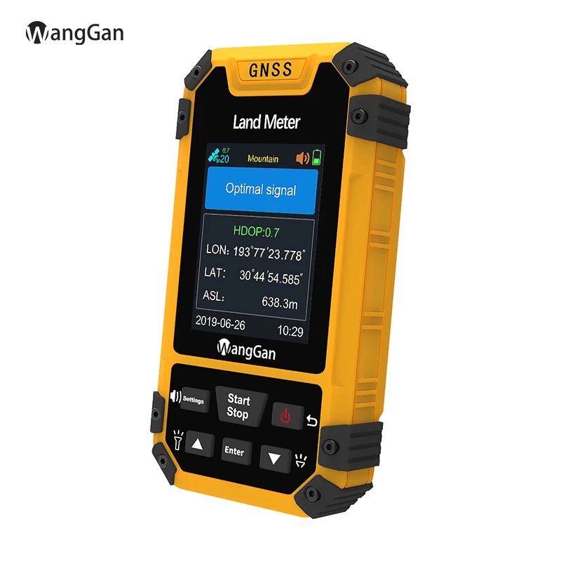 Wanggan S4 Land meter color sreen Farmland GPS Land surveing machine S4 GNSS receiver area measurement for argriculture