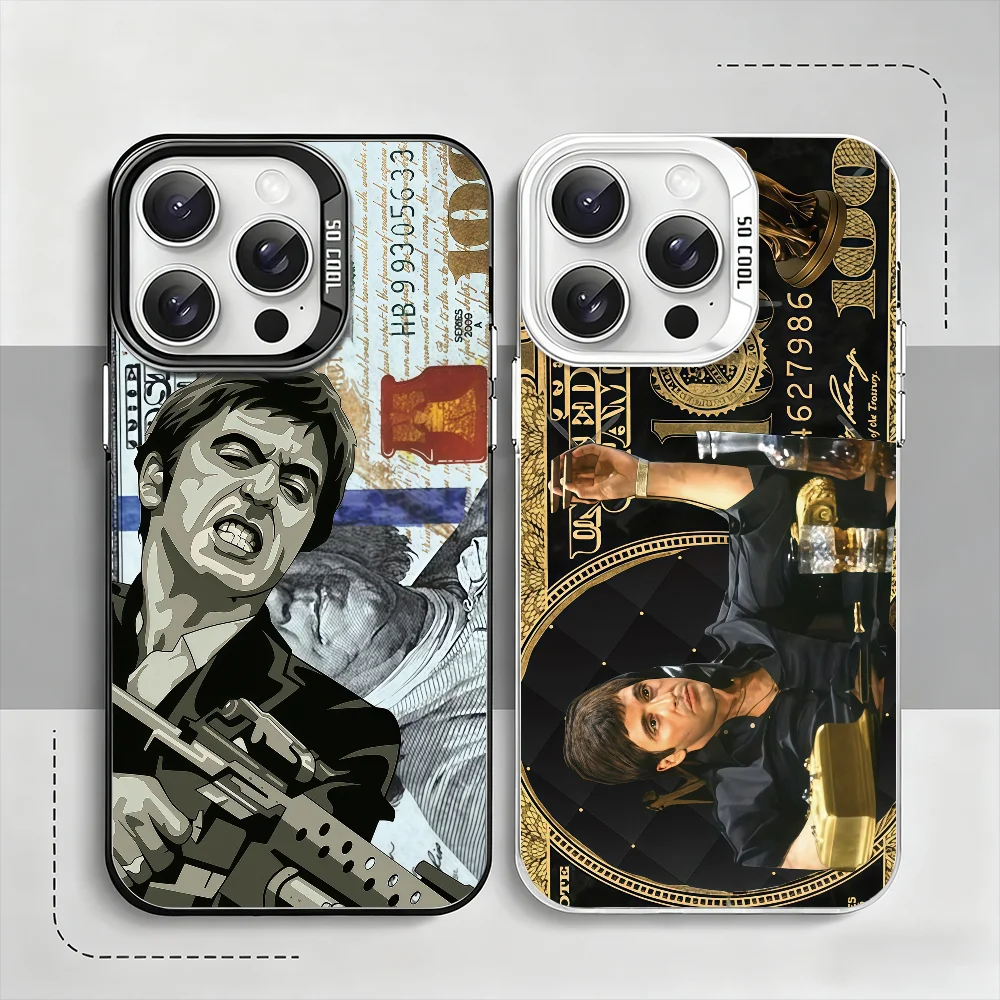 

Classic S-Scarface Film phone case For Samsung A07 A17 A06 S25 S24 S23 Ultra FE Plus Protective IMD Color Cover