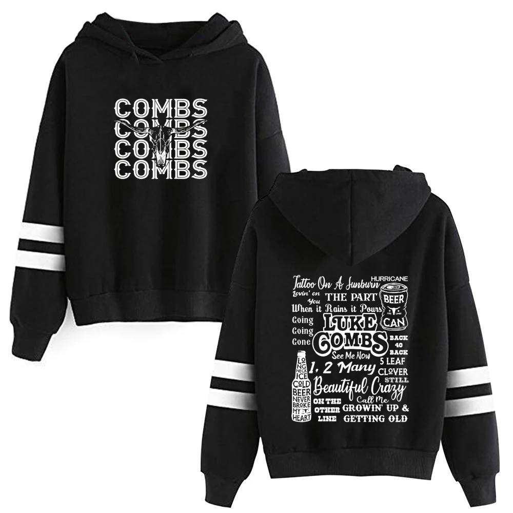 Luke Combs Tattoo on A Sunburn 2024 Casual Printing Sweatshirt Regular Unisex Spring and Autumn Music Fans Gift Hoodie