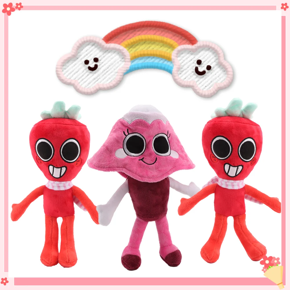 Cartoon Anime Exquisite Plush Toys Sprout Brightney Dandy's World Doll Stuffed Pillow Toy Sprout Kid Gift Bedroom Sofa Decor