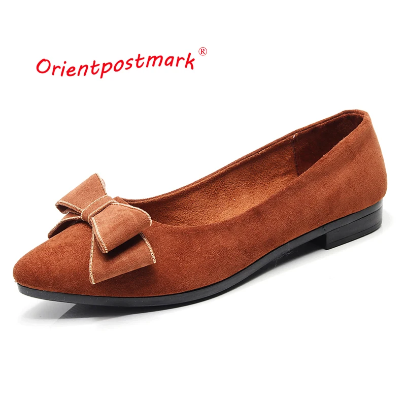 Chaussures de ballet plates surdimensionnées pour femmes, appartements de travail de bureau, bateau, grill, doux, mocassins, femmes enceintes