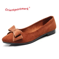 Zapatos planos de Ballet para mujer, calzado de trabajo de oficina, náuticos de talla plana, mocasines de tela para embarazadas