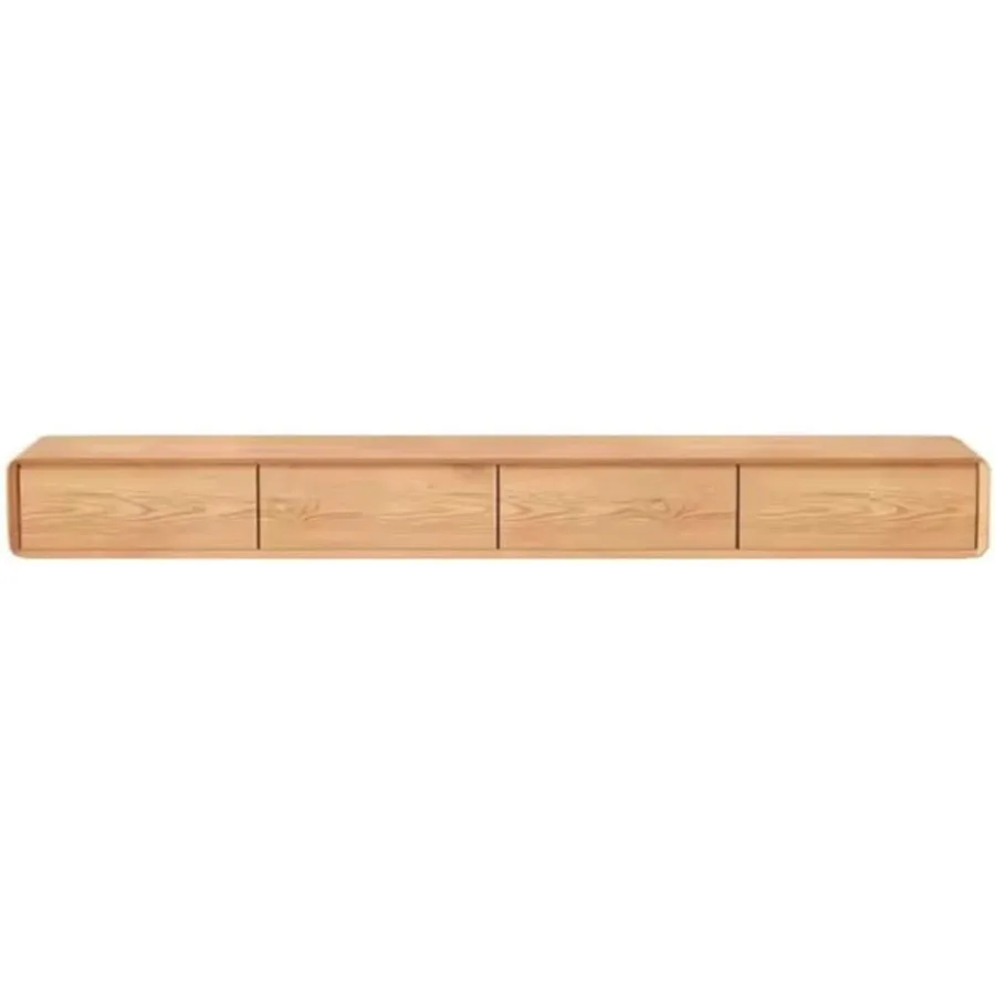 

HuiShop Плавающая подставка для телевизора Настенный ТВ-блок 62/78/94 дюймов Деревянная развлекательная медиаконсоль Центр Простая гостиная Спальня