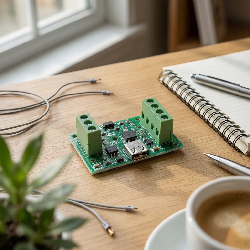 PWM Driver Module Microcontroller Compatible MOSFET Driver Board Engine Speed Controller Wide Voltage Range
