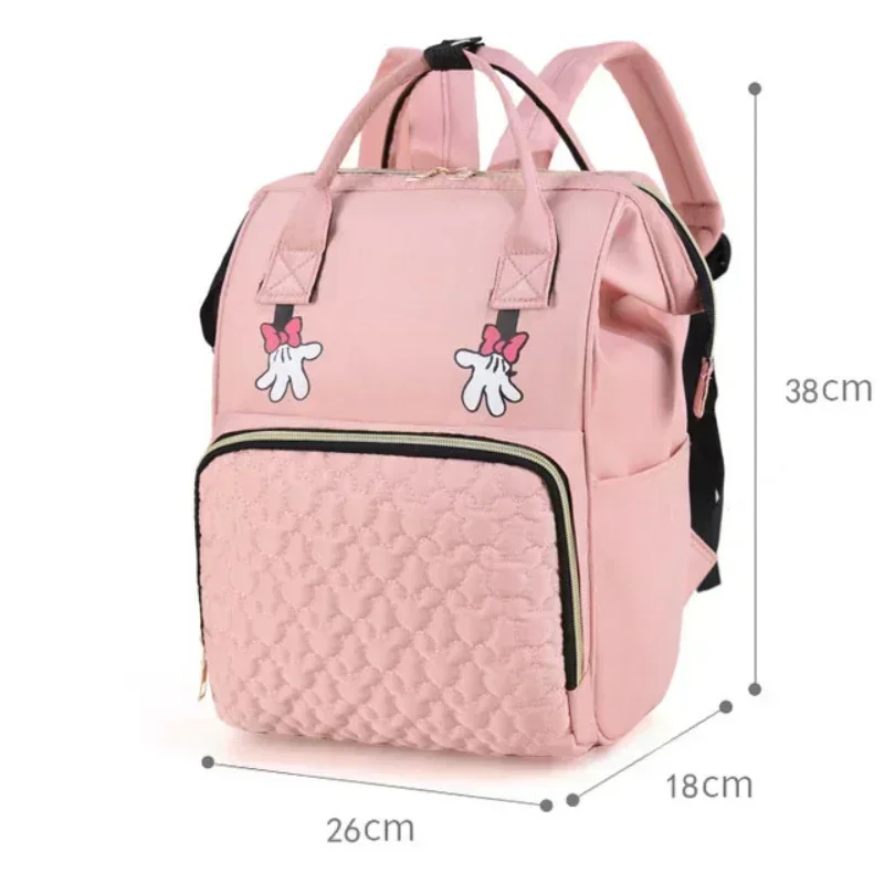 Grande capacidade mamãe bolsa, portátil de viagem ao ar livre multi compartimento, mãe e filho multi funcional mochila, personalizado seu nome