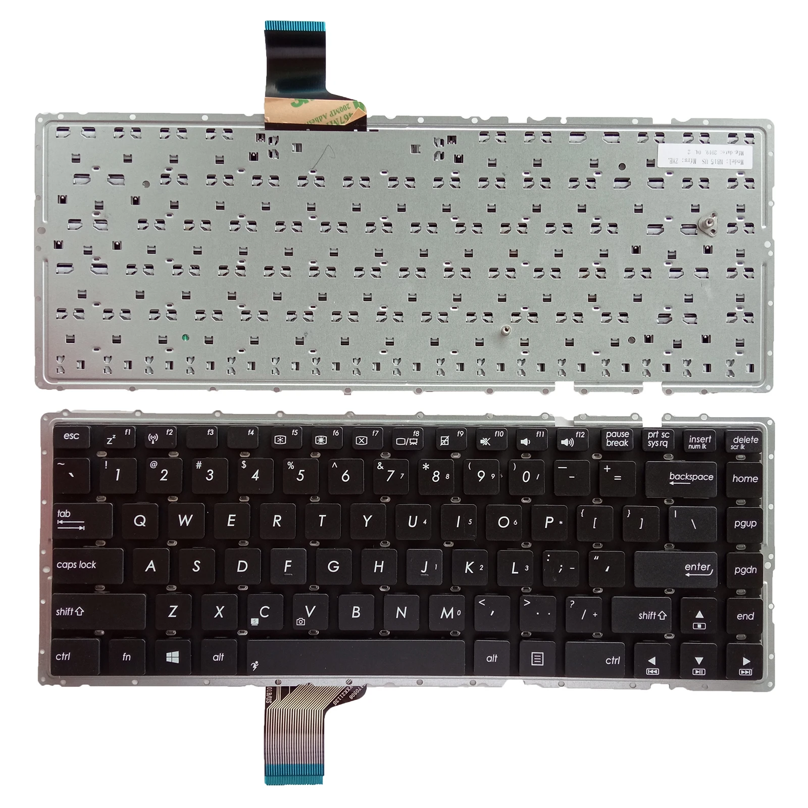 

US Laptop Keyboard for ASUS K401L A401 L K401 K401LB A400U K401LB5200 no pointer no backlight