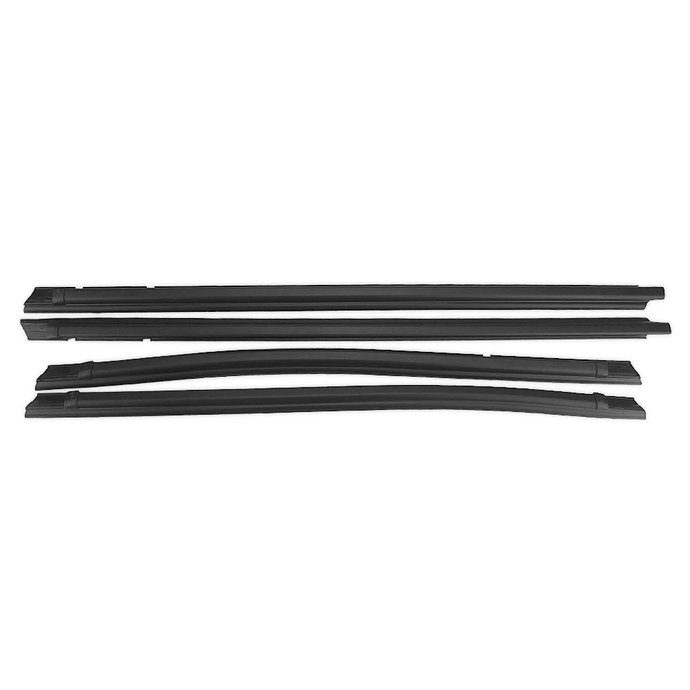 Car Exterior Window Weatherstrips Sealing Strip Door Seal Shield Molding Shade Cover Trim For Toyota Tacoma Double Cab 2005-2015