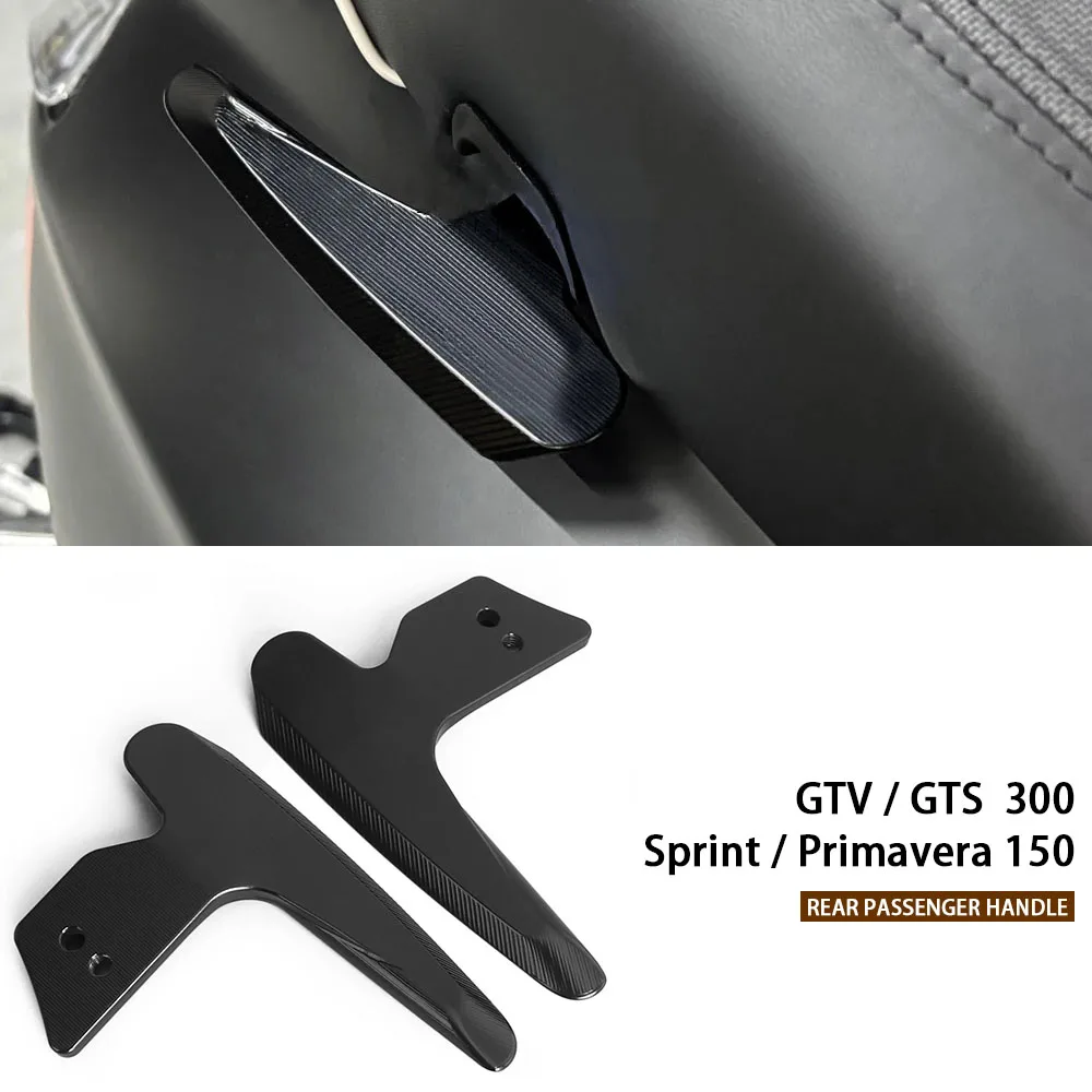 

For VESPA SPRINT PRIMAVERA 150 Motorcycle Passenger Rear Grab Handles Seat Armrest Handle Rail Grab Bar GTS GTV 300 Accessories