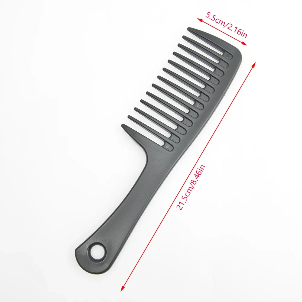 1PC Large-tooth Comb Has A Thickened Matte Texture, and The Curly Hair Is Not Easy To Break, and The Comb Has Wide Teeth