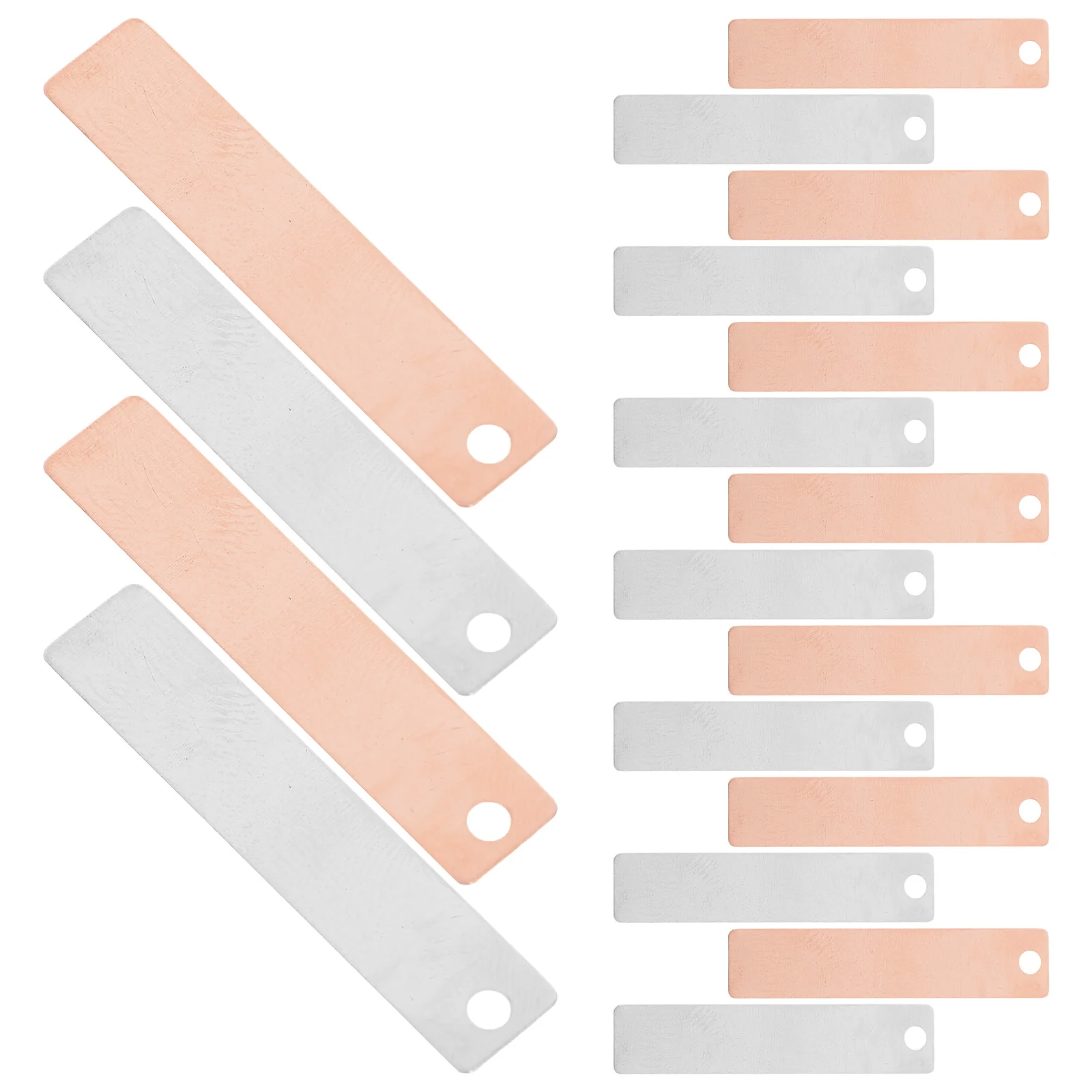 20 Pcs Copper Zinc Electrode Sheet Roof Strips Light Anode Replacement Kit