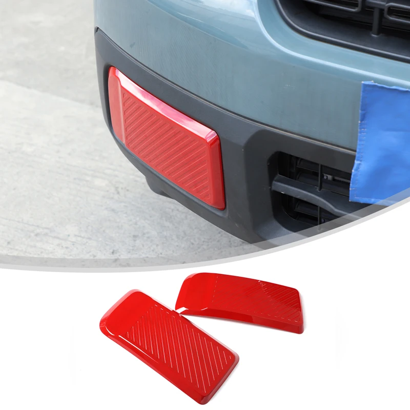 

For Ford Maverick 2022-2024 Automotive Front Bumper Side Decorative Cover ABS Red Automotive Modification Accessorie