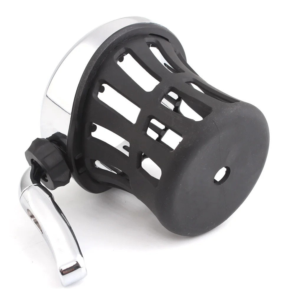 Motorcycle Black Chrome Drink Holder Car Cup Holder Car Cup Holder For Harley-Davidson Road King Custom Injected - FL 2004 -2006