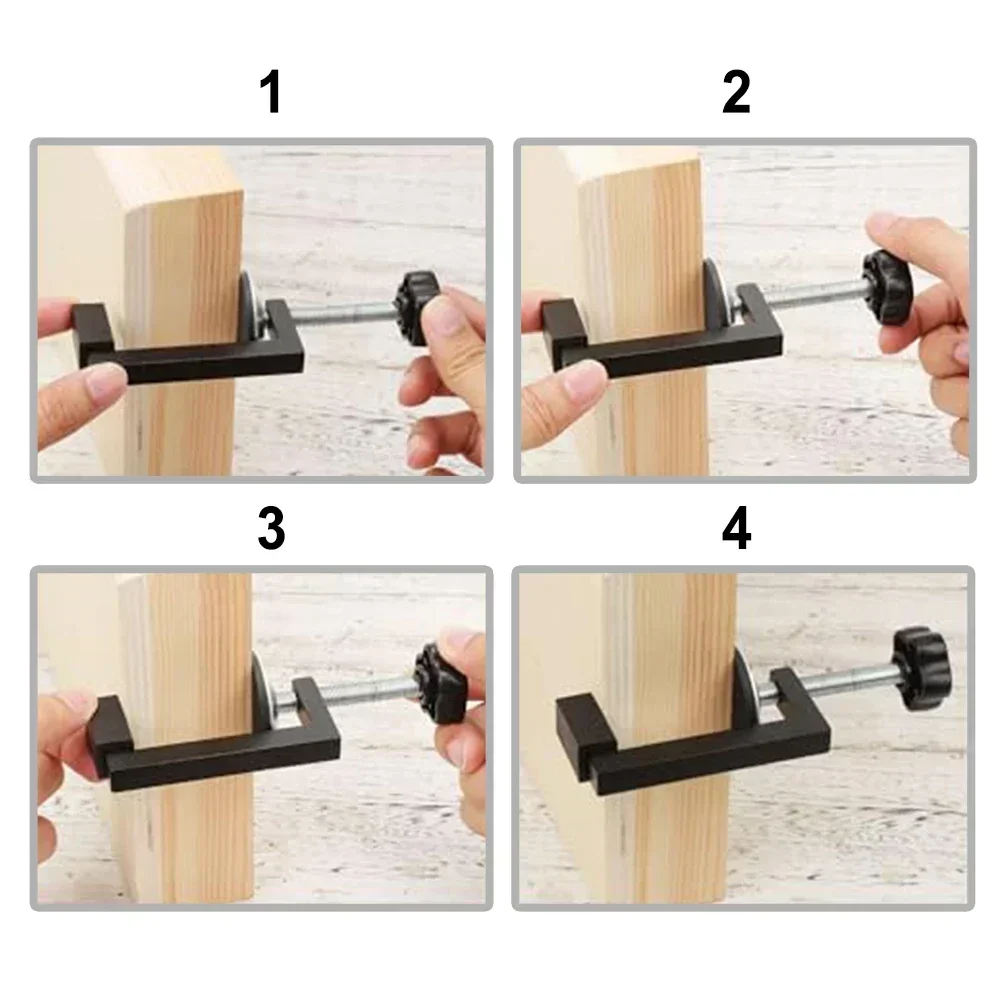 مشابك أثاث قابلة للتعديل، مشابك من سبائك الألومنيوم، تصميم قابل للتعديل، مدمج وخفيف الوزن، سهل الحركة، قاعدة ممتدة