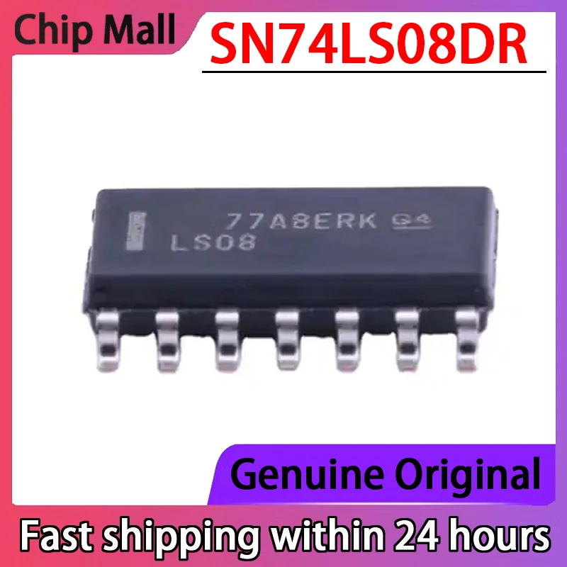 10PCS New Original SN74LS08DR Screen Printed LS08 Logic Chip IC SMT SOP14