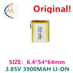 3.85V rechargeable battery 645464 polymer lithium battery 3900MAH LED lighting power bank locator battery cell