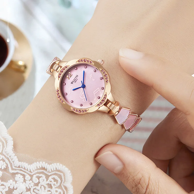 Новый стиль, женские модные кварцевые часы, маленькие свежие ювелирные часы, студенческие часы