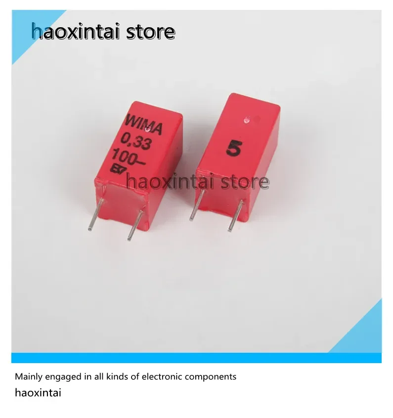 10PCS 0.33uF 100V MKP2 series WIMA 330nF 334 Germany imported electrodeless film capacitorFactory accuracy 5%