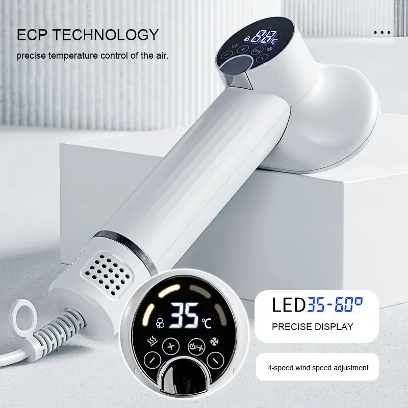 2-in-1 Intelligent Pet Hair Dryer Comb One-Button Low Noise With Adjustable Temperature for Cat and Dog Grooming