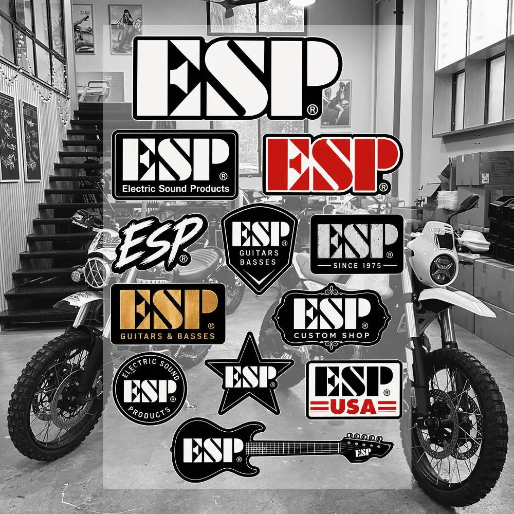 E-SP Aesthetic Graffiti Stickers Waterproof PVC Decals for Car Motorcycle Skateboard Helmet Notebook