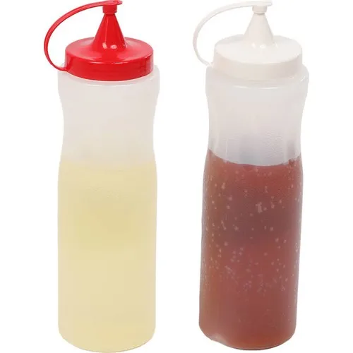 MARKAPIA HOME Plastic Oil Sauce Bottle 2'li Set