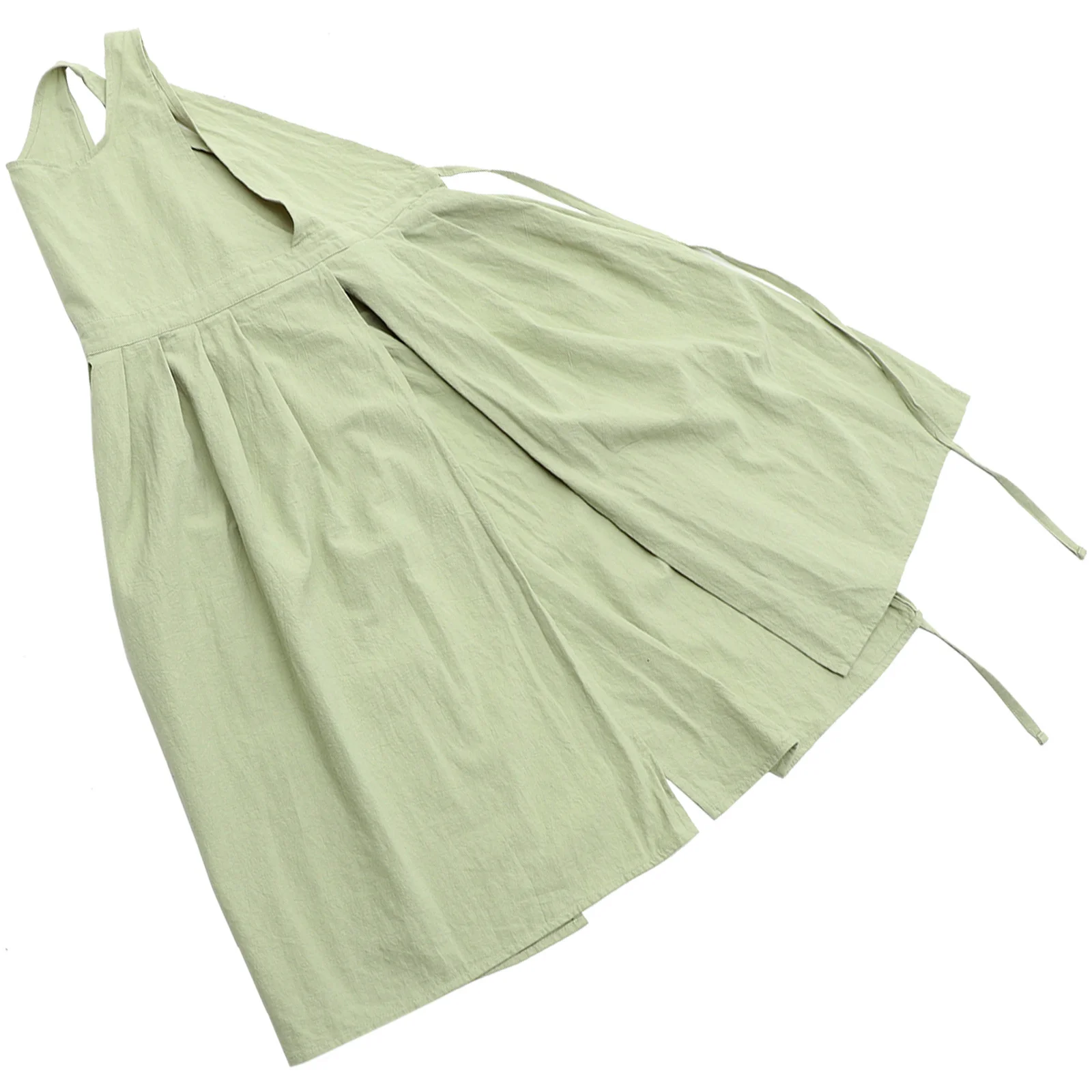 

Kitchen Cooking Apron Comfortable Waist Apron with Pockets for Cafe Shop Baking Chef Workwear Clothes Protector