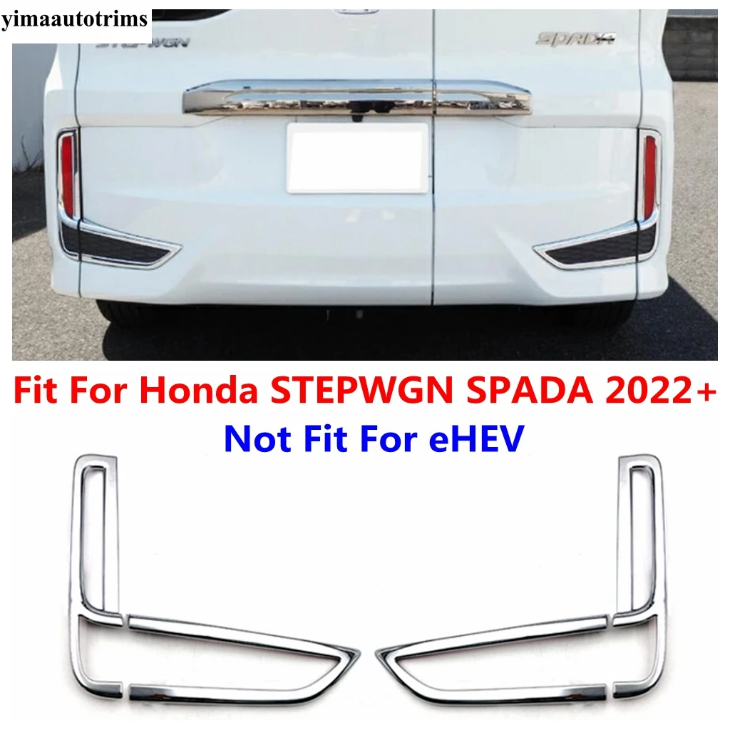 

Car Rear Fog Light Lamp Frame Decoration Cover Trim For Honda STEPWGN SPADA 2022 2023 ABS Chrome Accessories Exterior Refit Kit