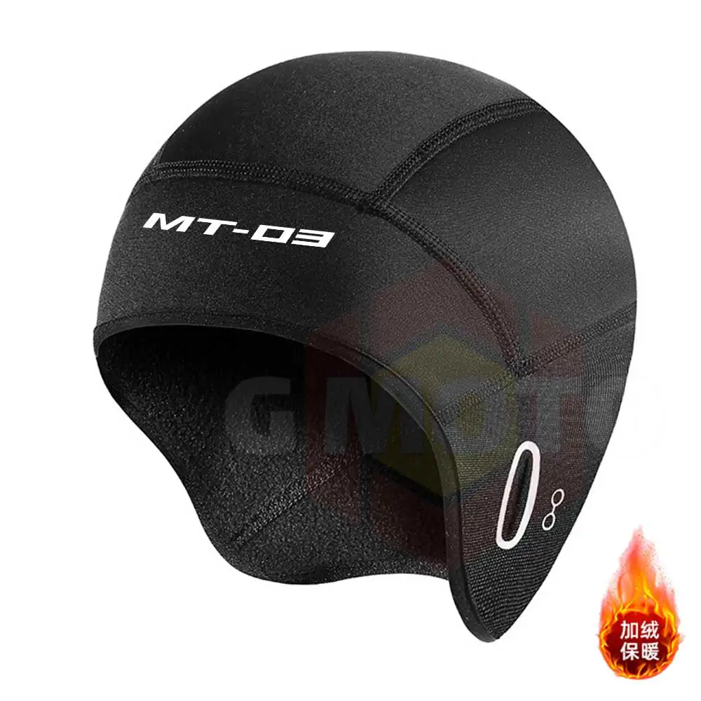 Topi sepeda bulu domba untuk yamaha mt03, topi sepeda tahan air termal musim dingin, topi sepeda jalan salju, topi olahraga bersepeda hangat